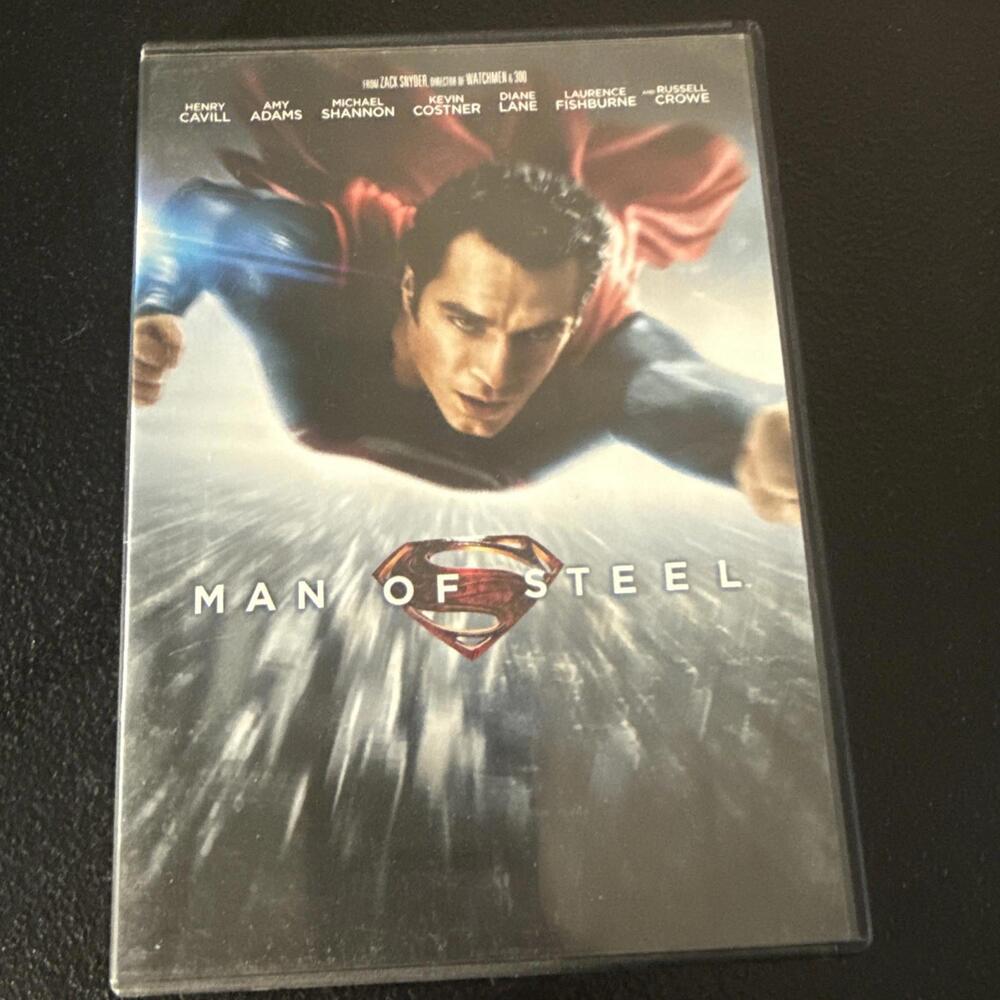 Man of Steel (DVD, 2013, Widescreen) Very Good *Single Disc*